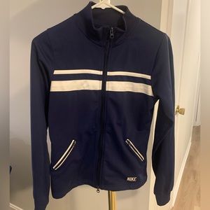 Nikes Girls Extra Large navy blue jacket